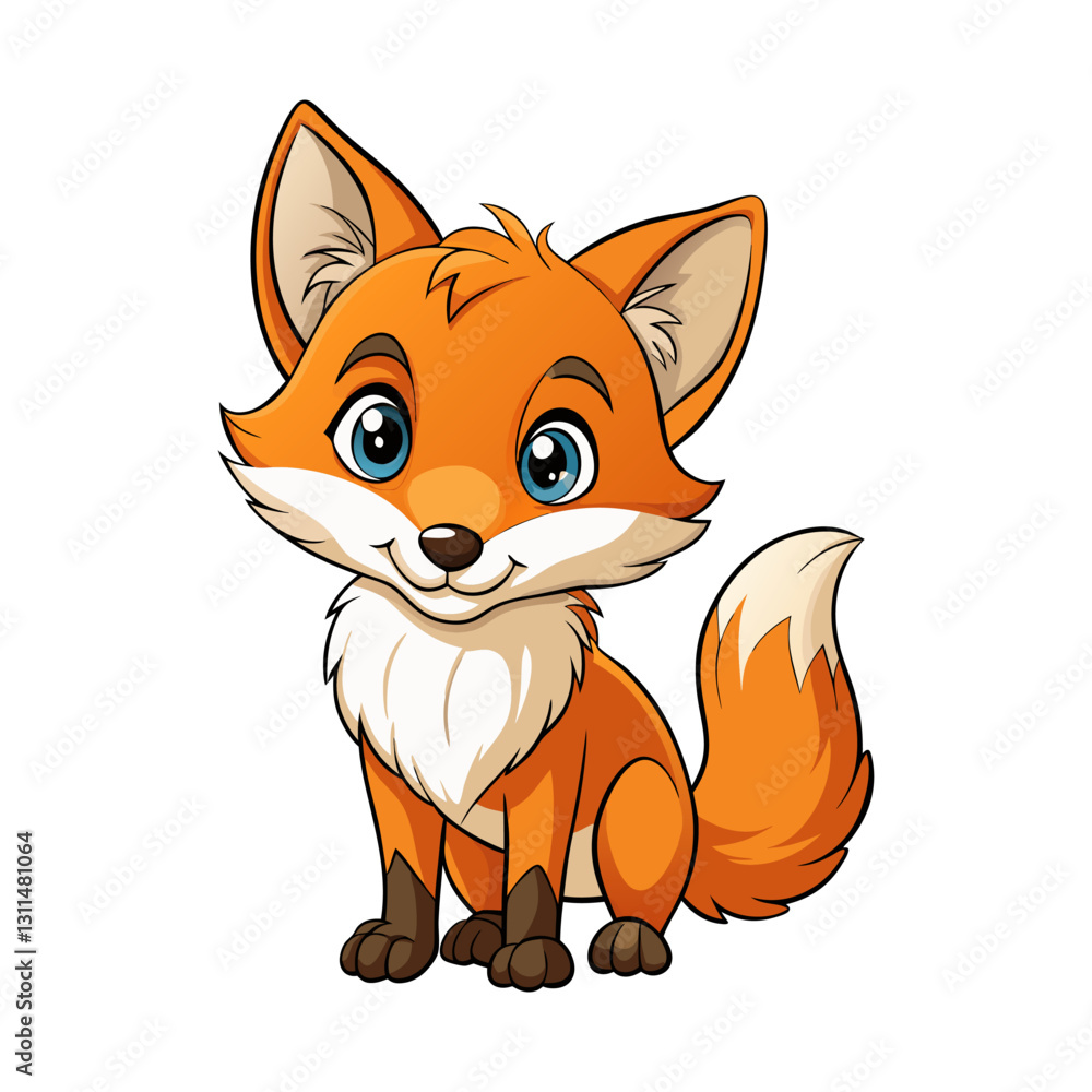 Obraz premium Cute fox