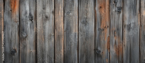 Wallpaper Mural Weathered wooden planks in shades of brown and gray arranged vertically, showcasing a rustic texture with knots and grain variations. Torontodigital.ca