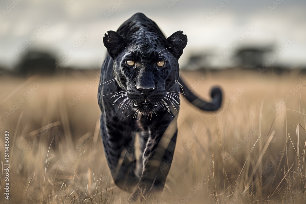 Leopard, animals in night