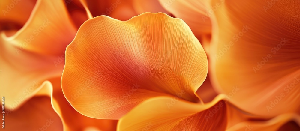 Orange flower petal texture with soft gradient tones of orange and peach creating a warm, inviting background with smooth curved shapes throughout Orange flower petal texture with soft gradient tones of orange and peach creating a warm, inviting background with smooth curved shapes throughout