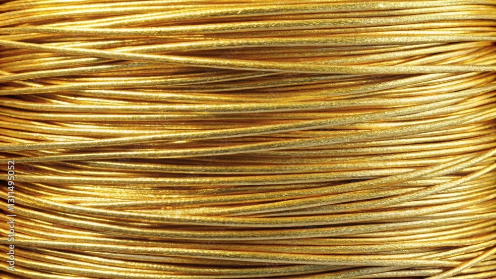 Gold Wire Coil Texture Gold Wire Coil Texture