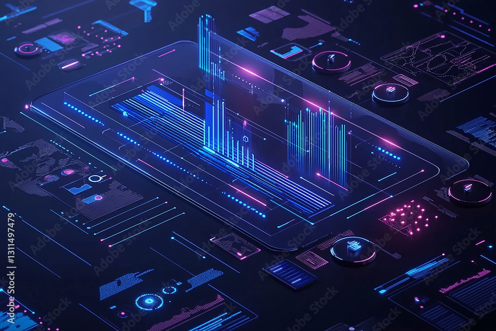 Obraz premium Modern driven investment strategy concept