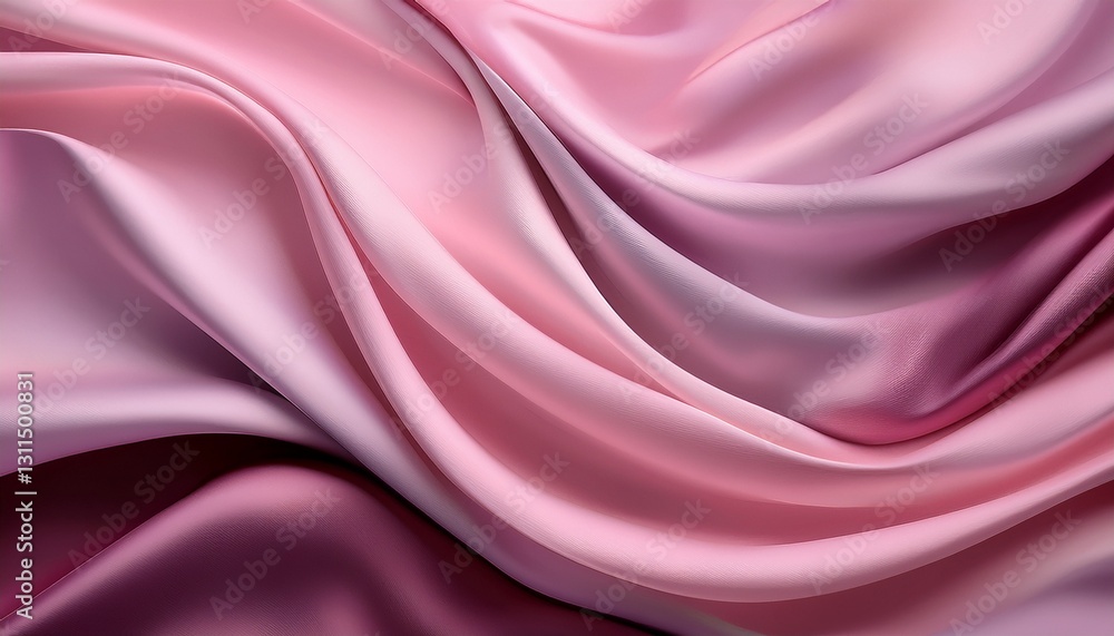 Fototapeta premium Abstract background. Soft Mauve Pink Silk Gradient BG. Luxurious gentle background. Delicate silky texture dusky mauve to pale pink gradient. Refined & elegant backdrop