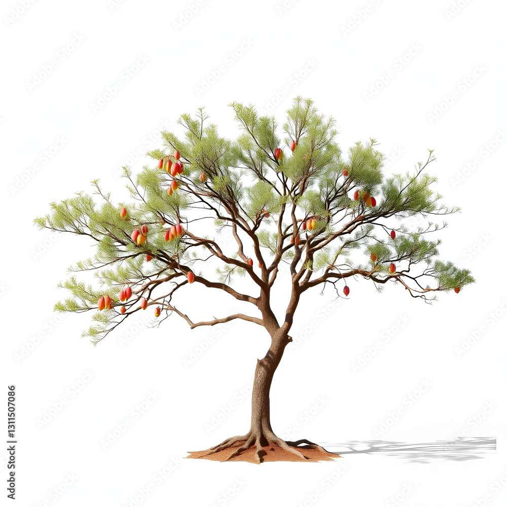 Fototapeta premium quandong tree isolated on transparant background