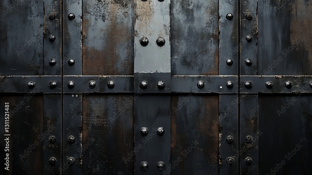 Fototapeta premium Professional Black Steel Industrial Texture Background for Design Projects