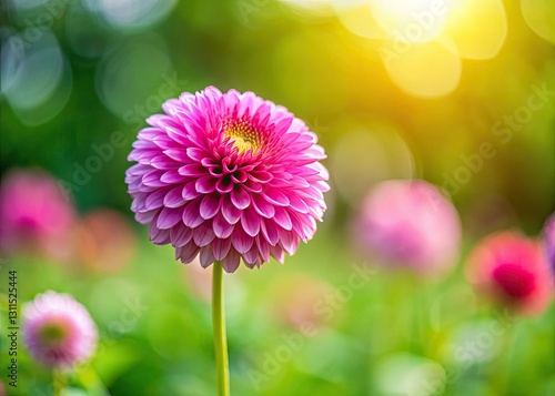 Spring's soft pink floral panorama, blurred backdrop, blooming beauty, ideal nature wallpaper.