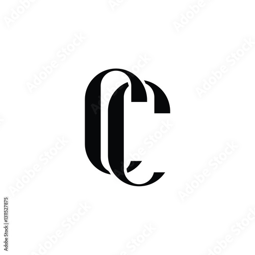 CC monogram logo design letter text name symbol monochrome logotype alphabet character simple logo