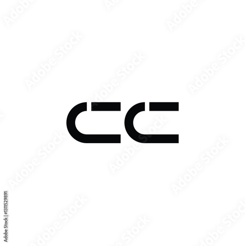 Free Download CC monogram logo design letter text name symbol monochrome logotype alphabet character simple logo - GFXLoad