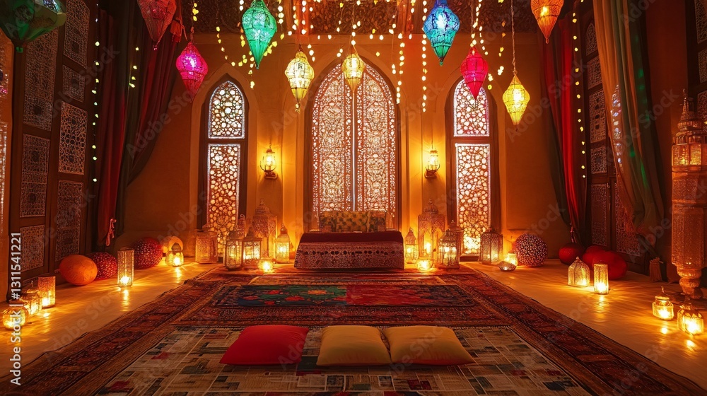 Obraz premium Exquisite Ramadan Decoration Masterpieces in Traditional Arab Style for Festive Events