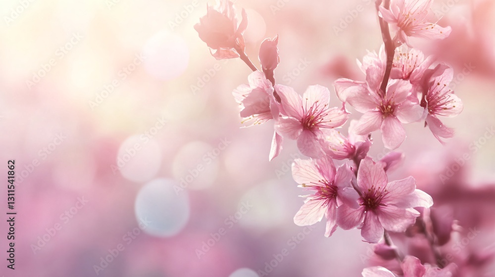 Professional Realistic Blurred Spring Background with Copy Space for Designs Professional Realistic Blurred Spring Background with Copy Space for Designs