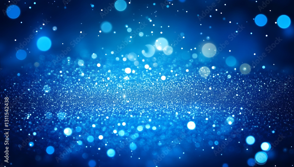 Fototapeta premium 青 キラキラ 背景 幻想的