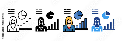 Data Integration  Icon Set Multiple Style Collection