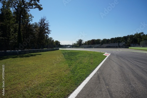 03.09.2017. Monza Italy, Racetrack, F1, track corner, racecar