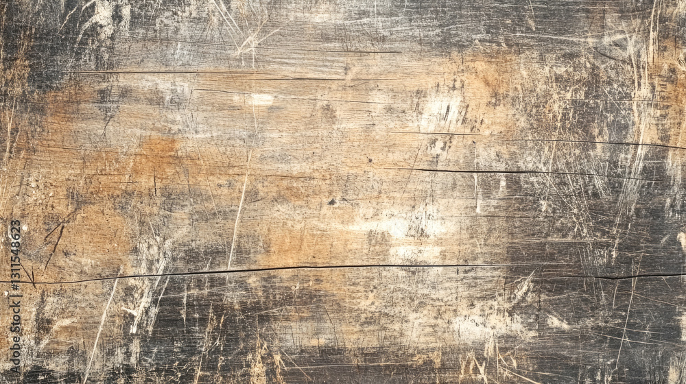 Rustic weathered wooden surface with scratches and texture Rustic weathered wooden surface with scratches and texture
