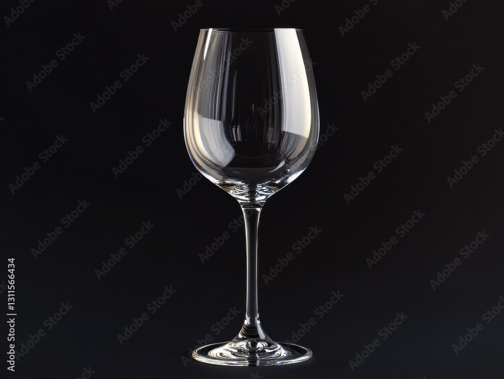 Sparkling Elegance: Crystal Clear Wine Glass Sparkling Elegance: Crystal Clear Wine Glass