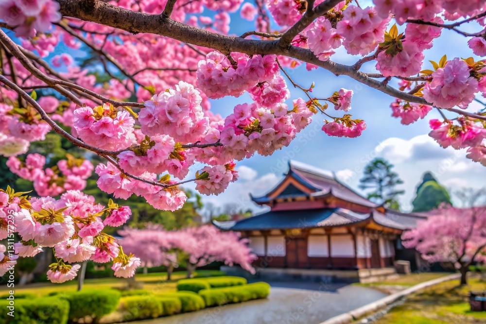 Stunning Spring Cherry Blossoms at Kenrokuen Garden, Kanazawa, Japan Stunning Spring Cherry Blossoms at Kenrokuen Garden, Kanazawa, Japan