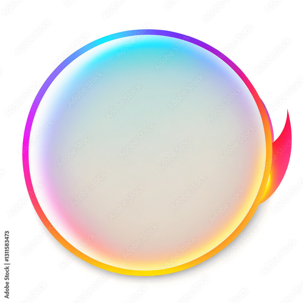 Fototapeta premium Transparent background fashion sales badge