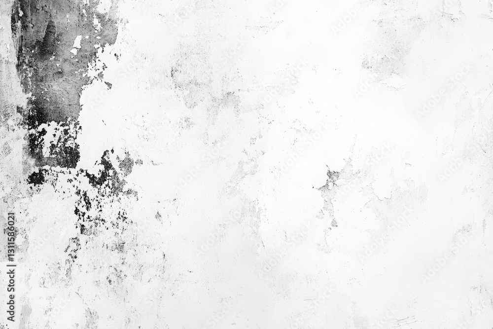 Abstract grayscale texture of weathered white paint. Abstract grayscale texture of weathered white paint.