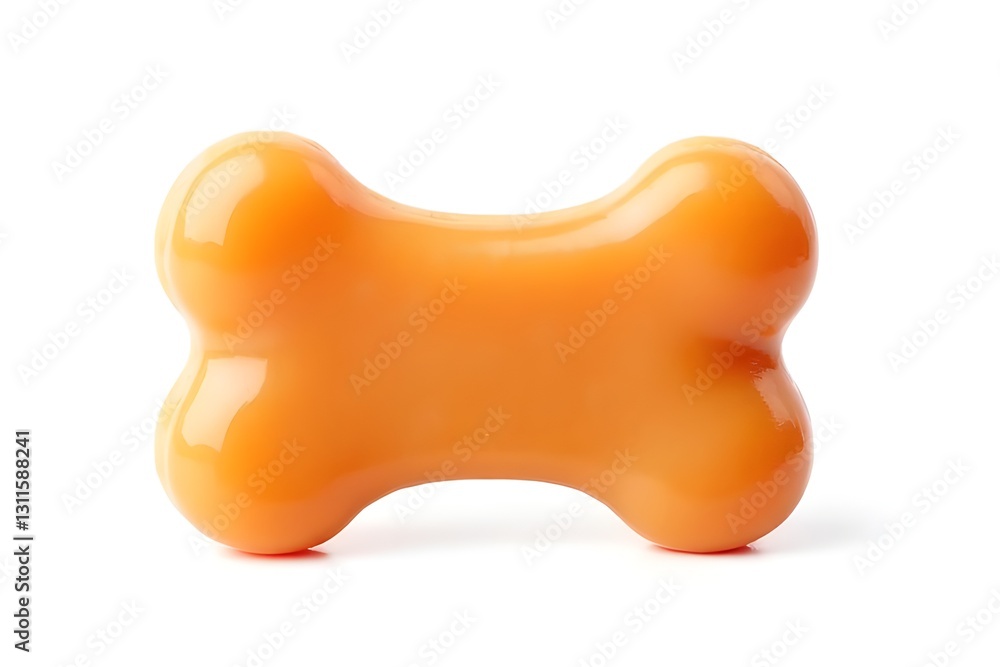 Orange Dog Treat Bone Shaped Dog Chew Orange Dog Treat Bone Shaped Dog Chew
