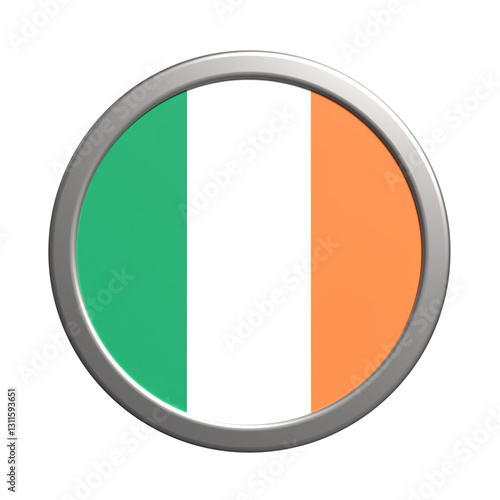 Free Download Ireland Flag icon in 3D - GFXLoad