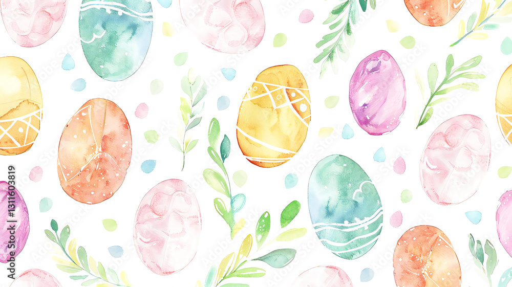 Easter watercolor digital paper Easter watercolor digital paper