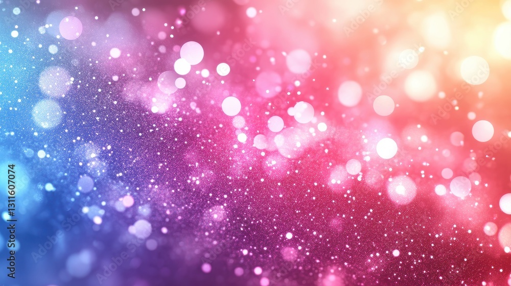 Vibrant and colorful glitter background with a gradient effect in shades of pink, blue, and gold perfect for celebrations or artistic projects Vibrant and colorful glitter background with a gradient effect in shades of pink, blue, and gold perfect for celebrations or artistic projects