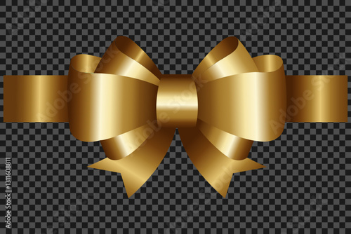 Gold bow