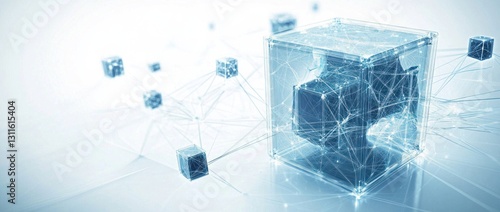 Networked data cubes in a digital landscape.