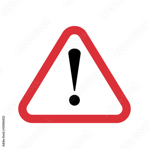 alert sign exclamation danger sign vector design