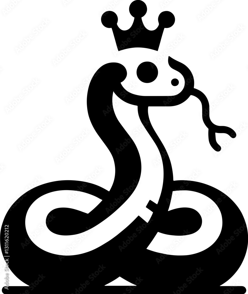 Fototapeta premium Queen Snake icon 15