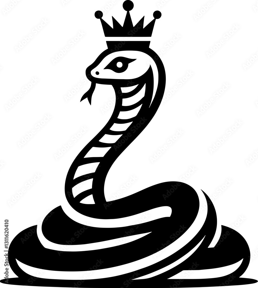 Fototapeta premium Queen Snake icon 5