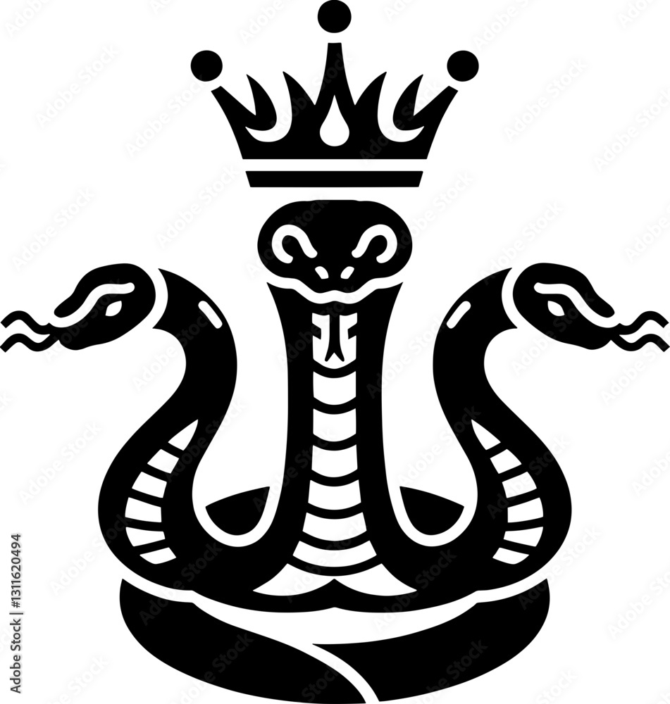 Fototapeta premium Queen Snake icon 1