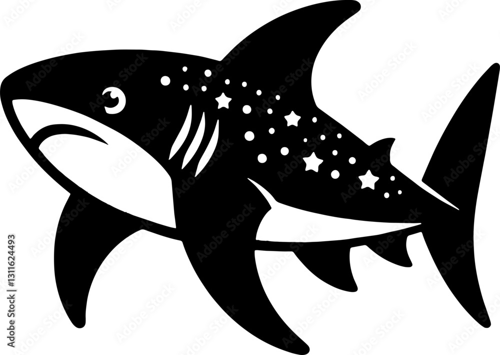 Obraz premium Pyjama Shark icon 3