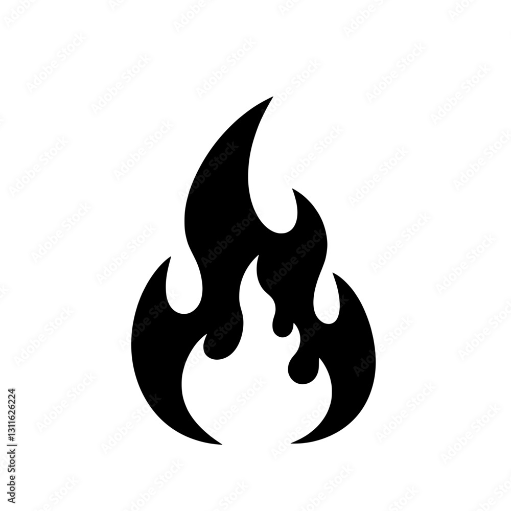 Burning Intensity: A bold, black flame silhouette conveys powerful symbolism of energy, destruction, passion, or warning. this versatile illustration adapts to a wide array of design applications. Burning Intensity: A bold, black flame silhouette conveys powerful symbolism of energy, destruction, passion, or warning. this versatile illustration adapts to a wide array of design applications.