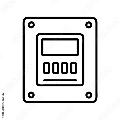 ssd icon, ssd line art - simple line art of ssd, perfect for ssd logos and icons