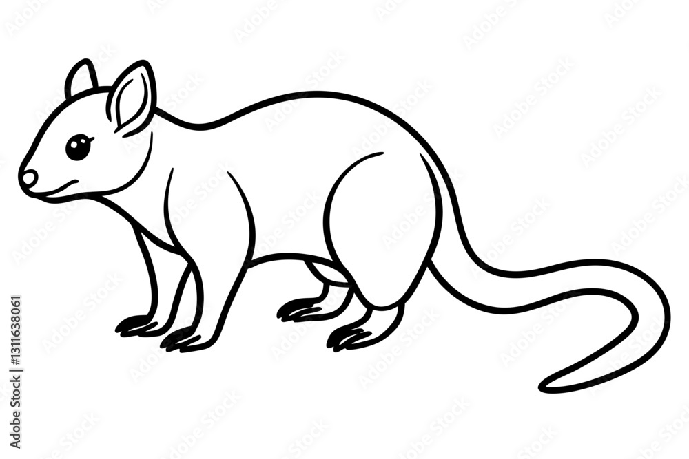 Minimalist Quoll Art Minimalist Quoll Art