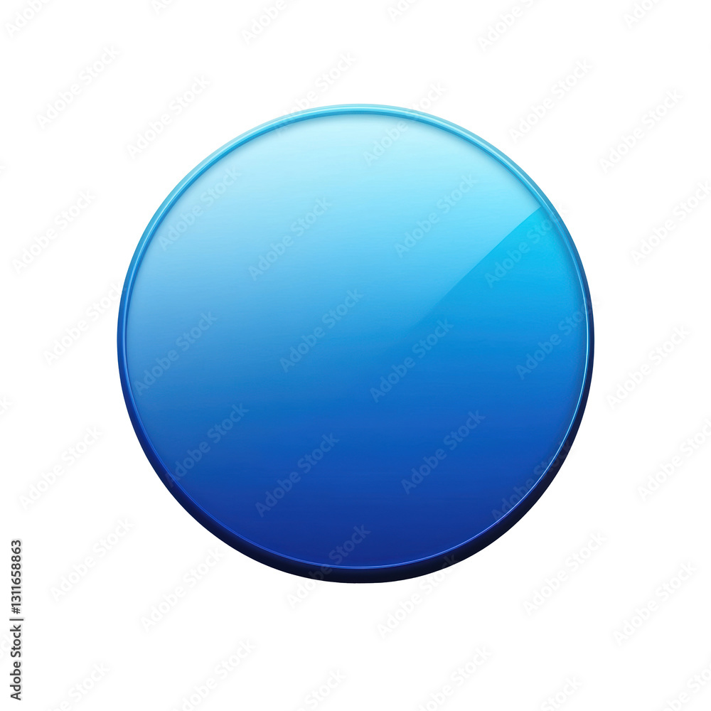 Bright blue circular graphic with smooth gradient effect on a transparent background Bright blue circular graphic with smooth gradient effect on a transparent background