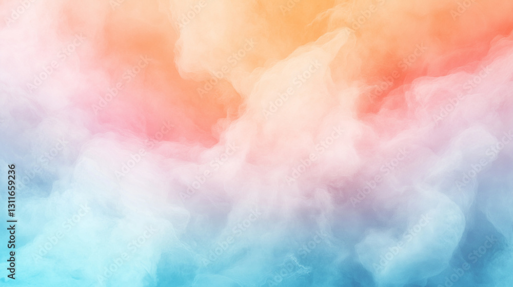 Bright pink and blue lines flow in a soft, colorful gradient texture Bright pink and blue lines flow in a soft, colorful gradient texture