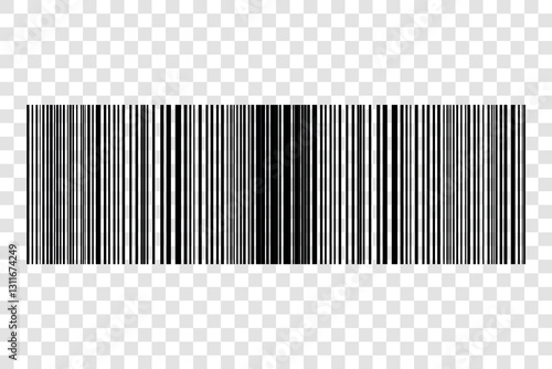 Barcode isolated on white background. Code stripes sticker. Barcode labels, customers qr code.