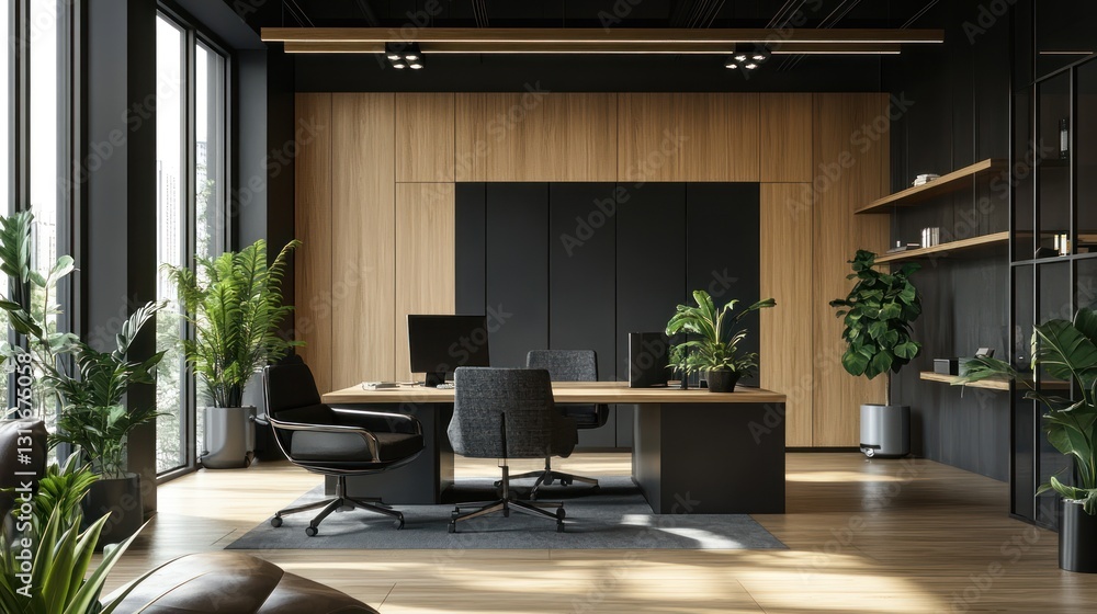 Modern Office Workspace with Natural Light (4) Modern Office Workspace with Natural Light (4)