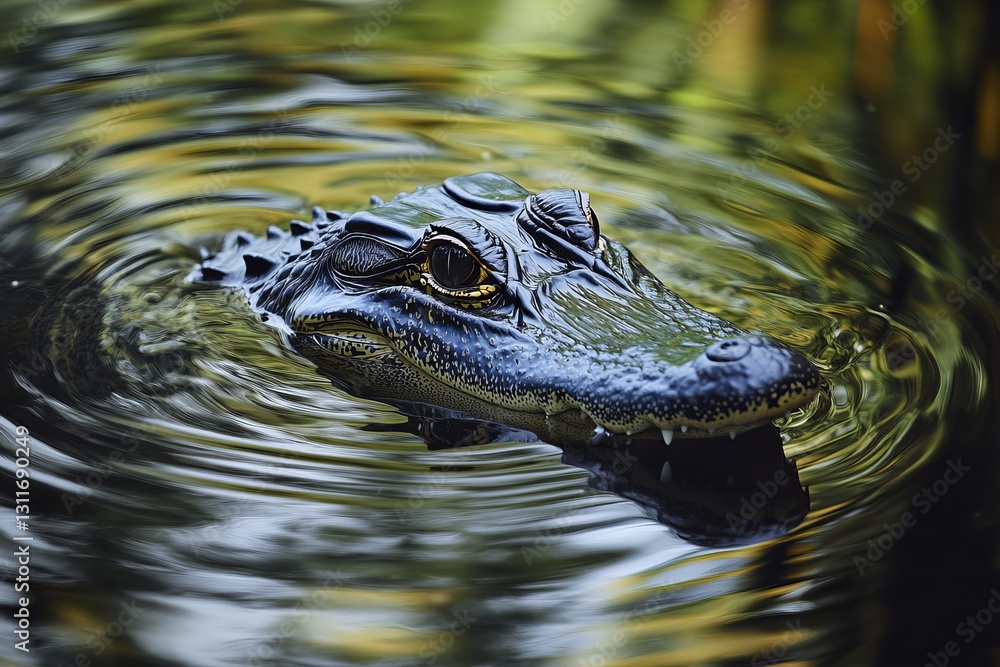American Alligator Head in Water Wildlife Nature Dark Blue Reptile Closeup Photography Amazing Detailed Texture Scales lake pond eyes skin gold swamp American Alligator Head in Water Wildlife Nature Dark Blue Reptile Closeup Photography Amazing Detailed Texture Scales lake pond eyes skin gold swamp