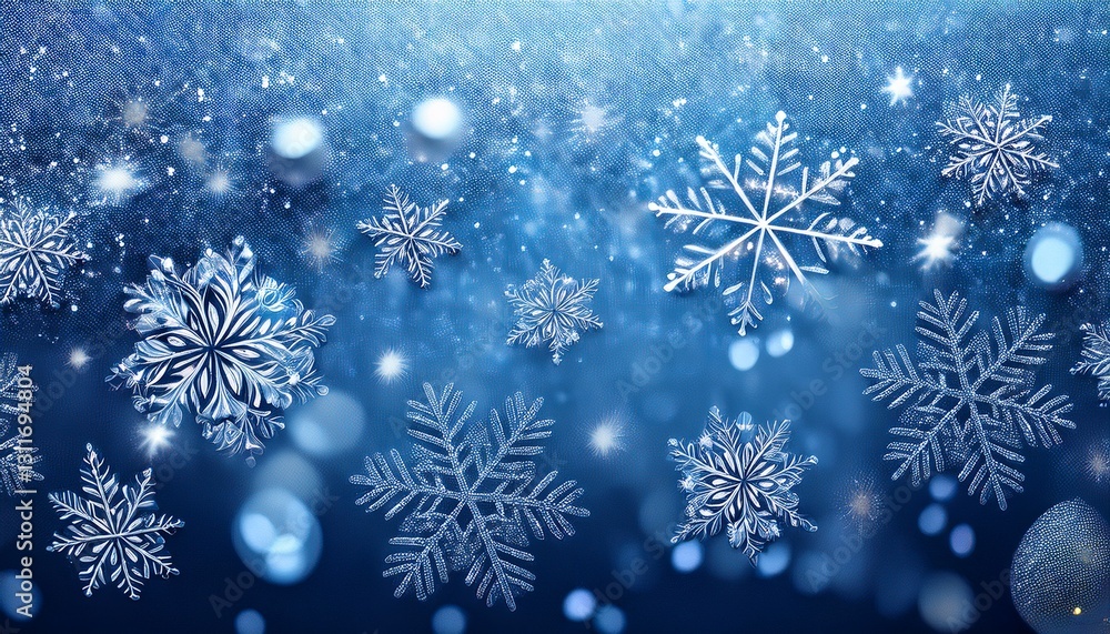 Ice blue and silver decorated backdrop with snowflakes and sparkles, perfect for winter celebrations. Ice blue and silver decorated backdrop with snowflakes and sparkles, perfect for winter celebrations.