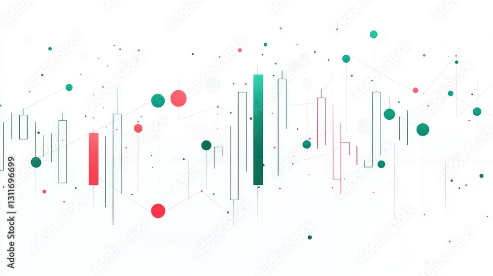 Abstract stock chart background, data visualization, modern design Abstract stock chart background, data visualization, modern design