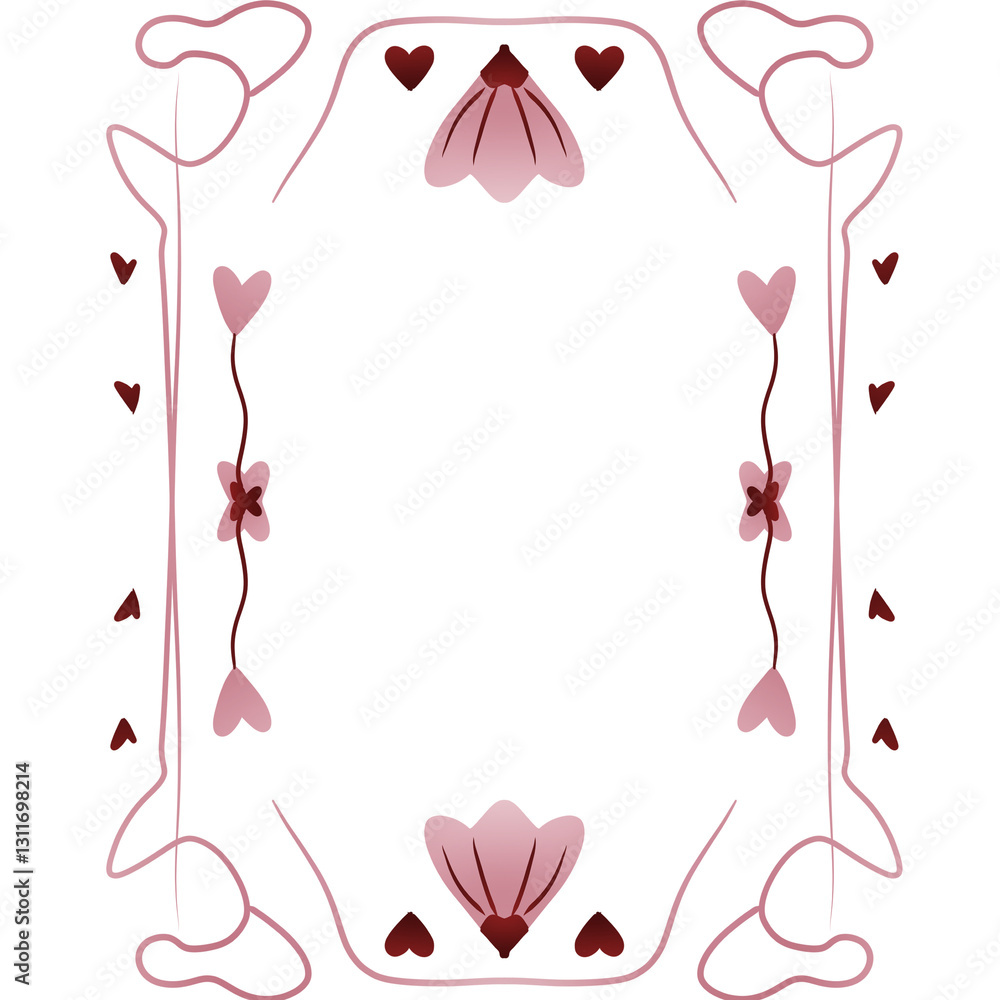 custom made wallpaper toronto digitalframe with hearts