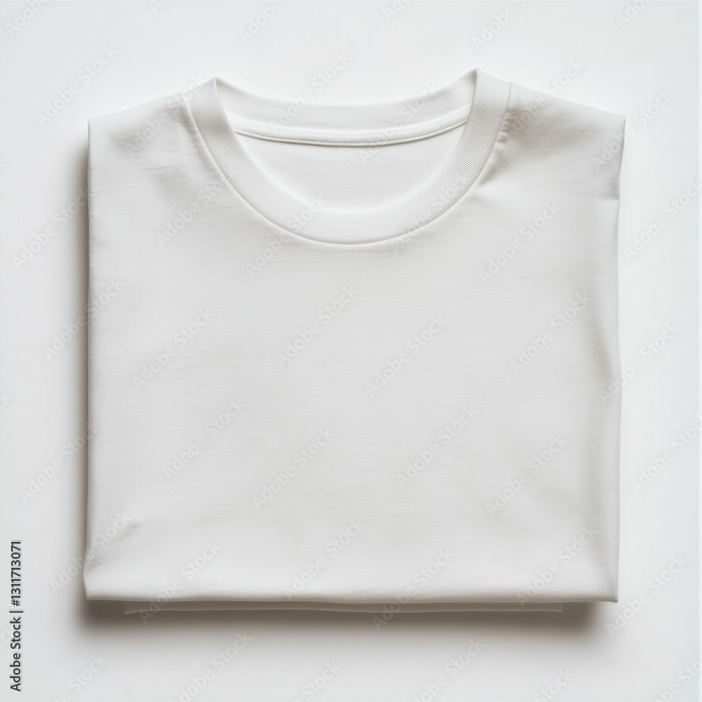 The Perfectly Folded White T-shirt: Soft Fabric Text The Perfectly Folded White T-shirt: Soft Fabric Text