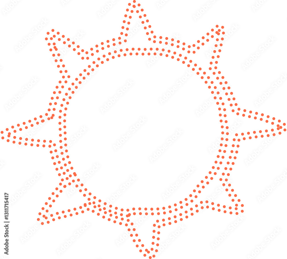 Sun cute doodle. Hand drawn dot style, weather, burst, rays Sun cute doodle. Hand drawn dot style, weather, burst, rays