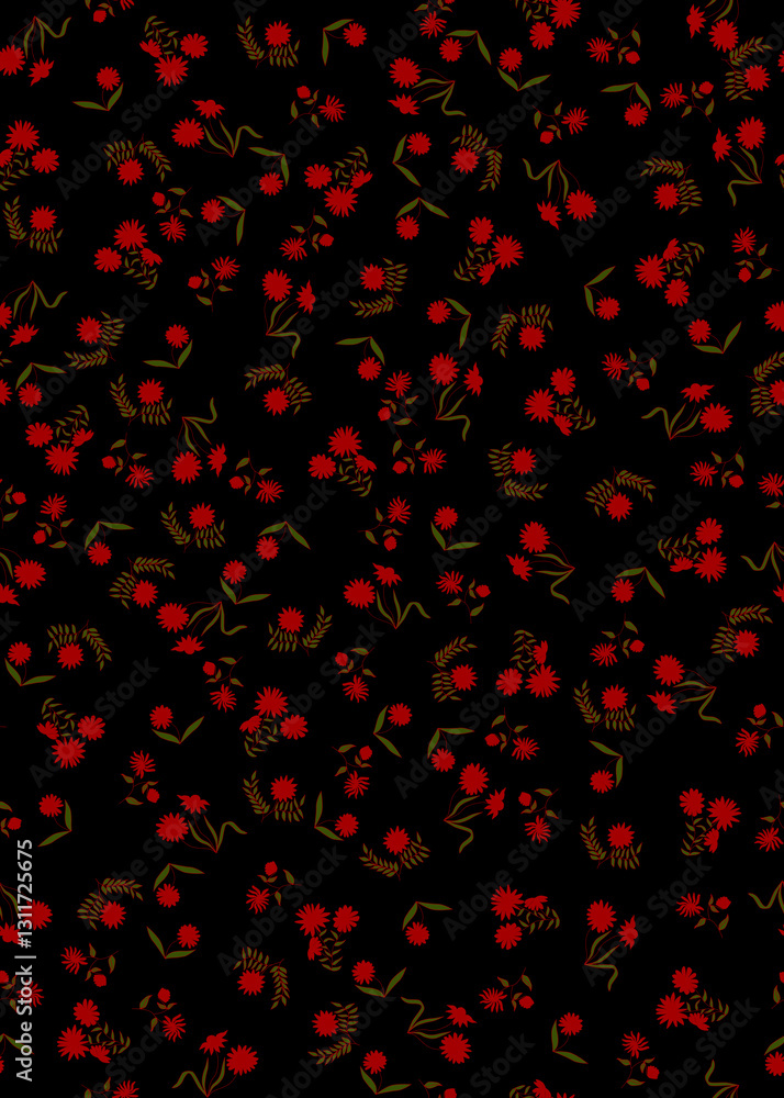 Tropical pattern, floral, leaves. Digital print in Repeat (rapport), Resolution 300 DPI, ideal for fashion, decoration and stationery. Tropical pattern, floral, leaves. Digital print in Repeat (rapport), Resolution 300 DPI, ideal for fashion, decoration and stationery.