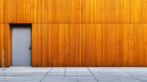 Minimalist, architectural, monochromatic, geometric, contemporary, floor-to-c...