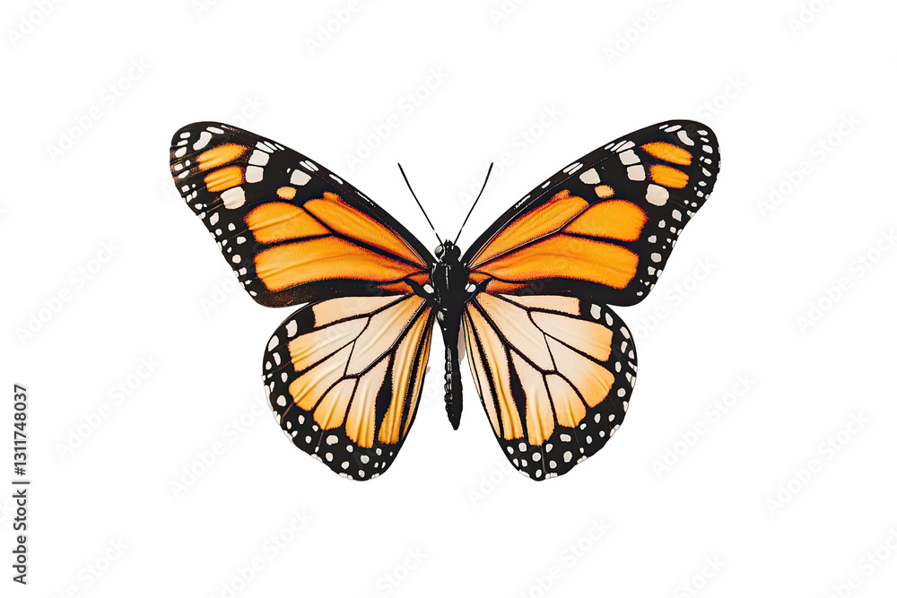 A stunning monarch butterfly resting on a vibrant flower. A stunning monarch butterfly resting on a vibrant flower.