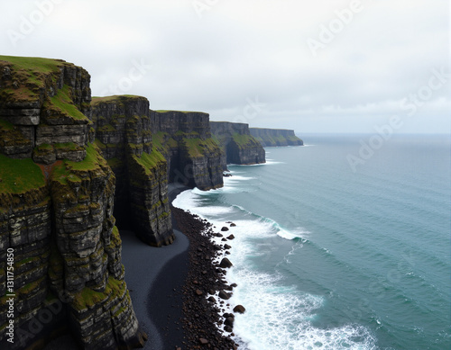 cliffs of moher in island
